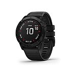 refurb Garmin Fenix 6X Pro, Premium Multisport GPS Watch, Features Mapping, Music, Grade-Adjusted Pace Guidance and Pulse Ox Sensors, Black $289.99