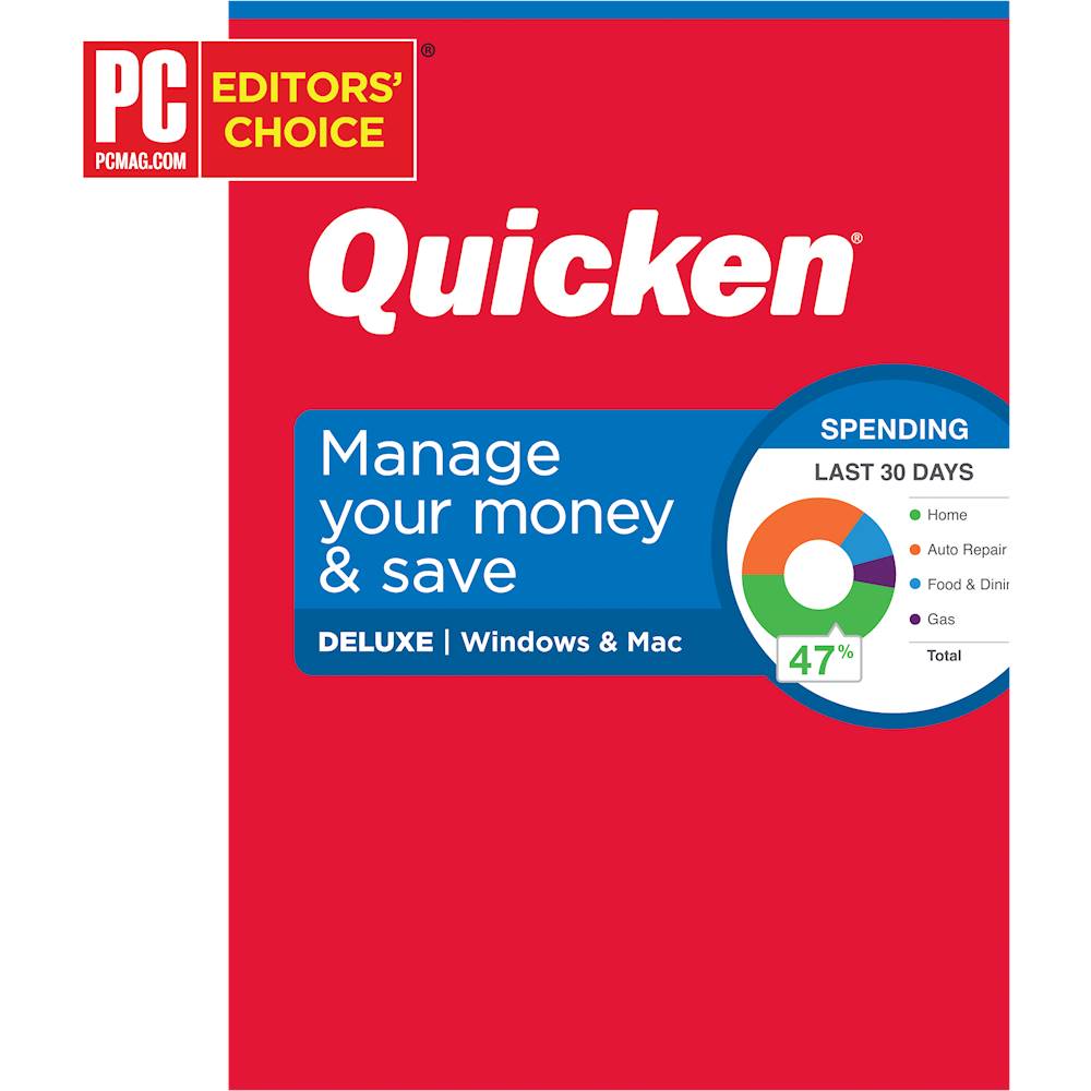 Quicken Deluxe 2021 - physical media - $31.19 @ Best Buy