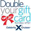 Celebrity Cruises: Double Your Gift Card Holiday Offer - Amazon!