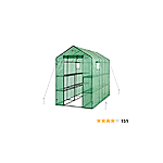 OGrow Machrus Greenhouse Kit for Outside- Small Portable Walk in Greenhouse for Outdoor &amp; Indoor- Green Houses for Plants or Flowers- Roll up Zipper Entry Door - $24