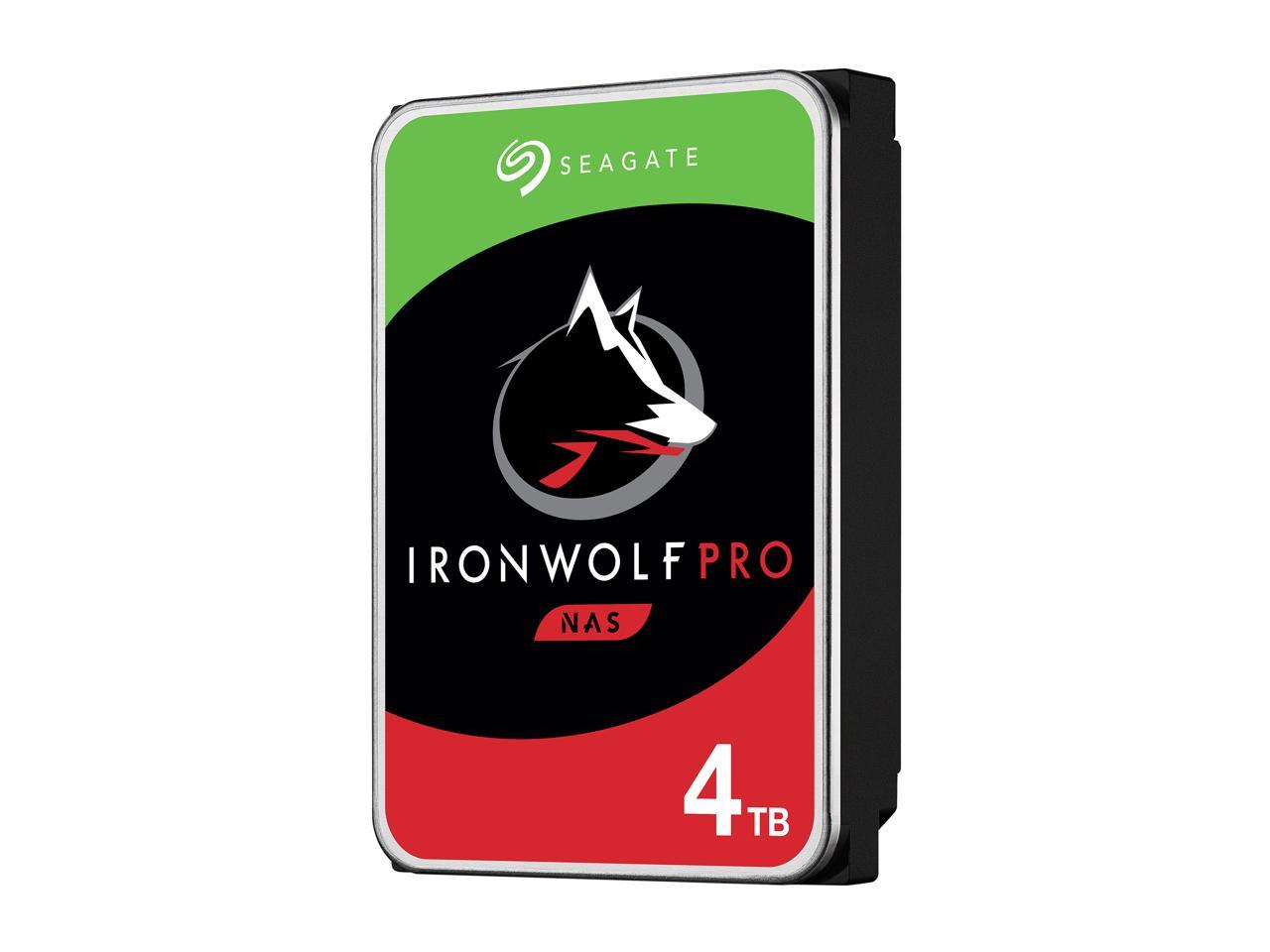 Seagate IronWolf Pro 4TB SATA III 3.5" Internal NAS Hard Drive, 7200 RPM $99.99