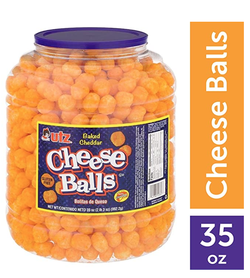 Utz Cheese Balls – 35 Ounce Barrel (2 lbs) $6.88 Deal is Back