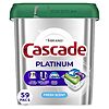 49-Count Cascade Platinum Dishwasher Detergent Pods (Fresh or Lemon) $13.99 (24c Ea) + Free Shipping w/ Prime or on $35+