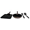 4-Piece IMUSA Aluminum Nonstick Ceramic Cookware Set w/ Soft-Touch Handles (Black) $20.56 + Free Shipping w/ Prime or on $35+