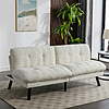 72&amp;quot; Mainstays Camden Cozy Futon w/ Boucle Fabric (Cream) $82.60 + Free Shipping