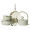 11-Piece Carote Nonstick Granite Cookware Set w/ Detachable Handles (Green) $59.98 + Free Shipping