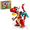 149-Piece LEGO Creator 3 in 1 Red Dragon Animal Toy Set (31145) $6.79 + Free Shipping w/ Prime or on $35+