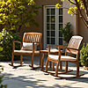 3-Piece Brizio Acacia Patio Conversation Set w/ Cushions &amp;amp; Side Table $266.99 + Free Shipping