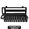 11-Piece Husky 1/2&amp;quot; Drive 6-Point Impact Socket Set w/ Storage Case (Metric or SAE) $34.97