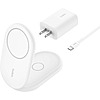 Belkin 2-in-1 Magnetic Foldable Wireless Charger w/ Qi2 15W Stand &amp;amp; MagSafe (White) $29.99 + Free Shipping