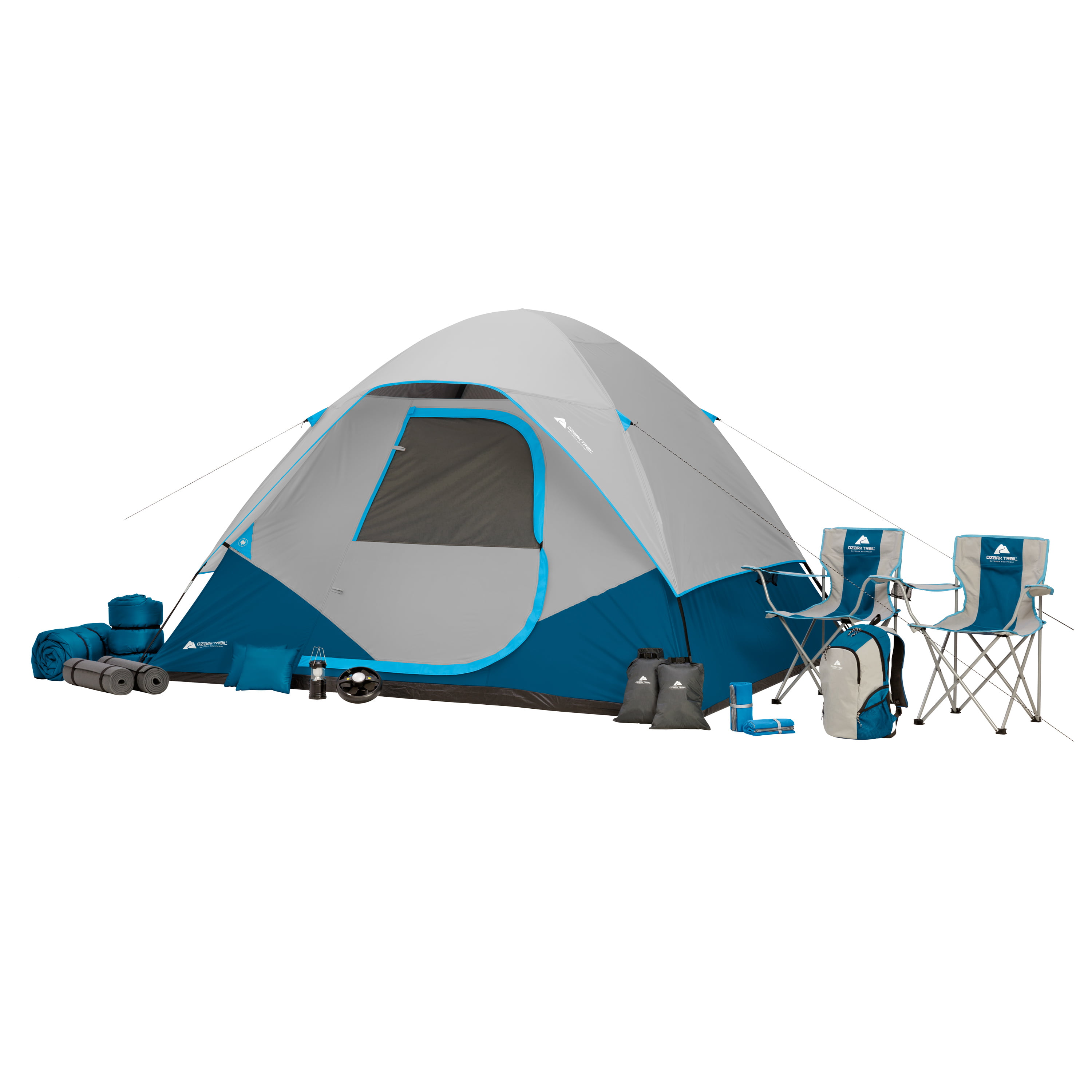 28-Piece Ozark Trail Premium Camping Tent Combo Package $125 + Free Shipping