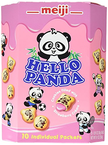 10-Pack 0.91-oz Meiji Hello Panda Family Pack Cookies (Strawberry)  $4.73 + Free Shipping w/ Prime or on $25+