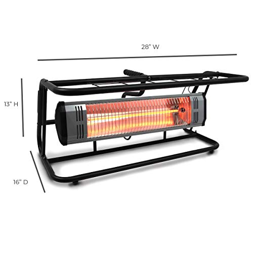 1500W Heat Storm Infrared Space Heater w/ IPX4 Rating & 13' Cord (Black) $69.90 + Free Shipping