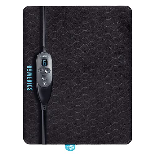 12" x15" 2.6lb Homedics Weighted Integrated Gel Heating Pad w/ 6 Heat