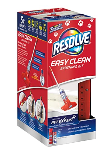 22-oz Resolve Pet Expert Heavy Traffic Foam w/ Easy Clean Pro Brushing Kit $8.95 + Free Shipping w/ Prime or on orders $25+