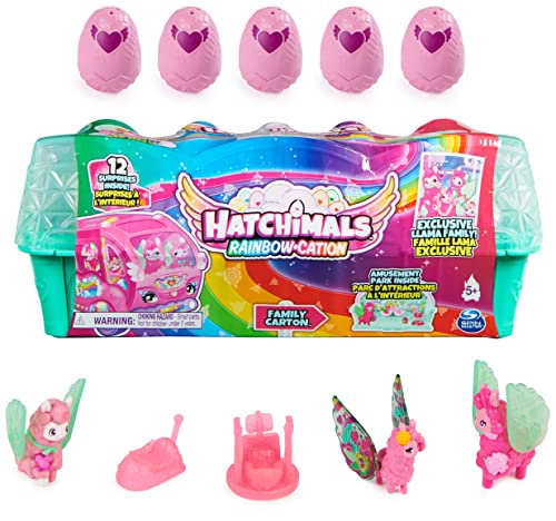 Hatchimals CollEGGtibles: Rainbow-Cation Llama Family Carton w/ Surprise Playset $8.20 + Free Shipping w/ Prime or on orders $25+