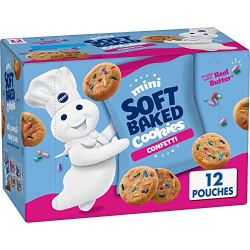 12-Count Pillsbury Mini Soft Baked Cookies (Confetti) $4.25 (.35c Each) w/ S&S + Free Shipping w/ Prime or $25+