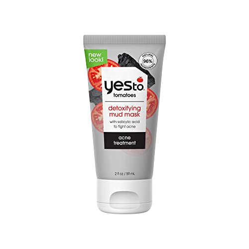 2-Oz Yes To Tomatoes Clear Skin Detoxifying Charcoal Mud Mask For Acne Prone Skin $7 + Free Shipping w/ Prime or on $25+