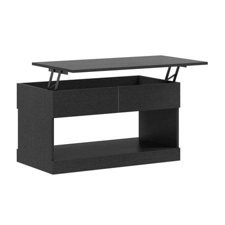 35" Hillsdale Brindle Wood Rectangular Lift Top Coffee Table (Espresso or Black Oak) $64 + Free Shipping