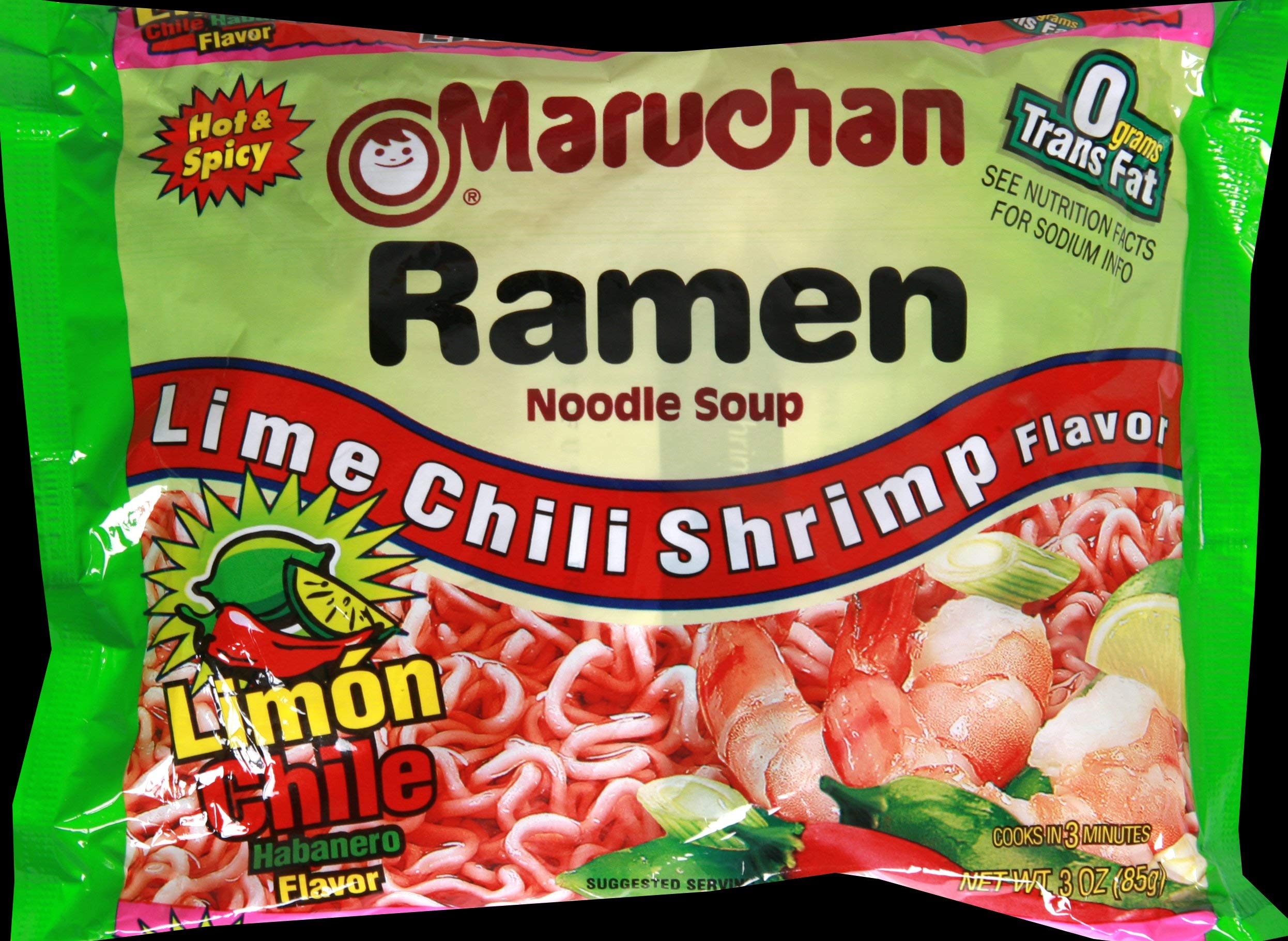 3-Oz Maruchan Ramen Noodles (Lime Chili Shrimp) $0.25 + Free Shipping w/ Prime or on $25+