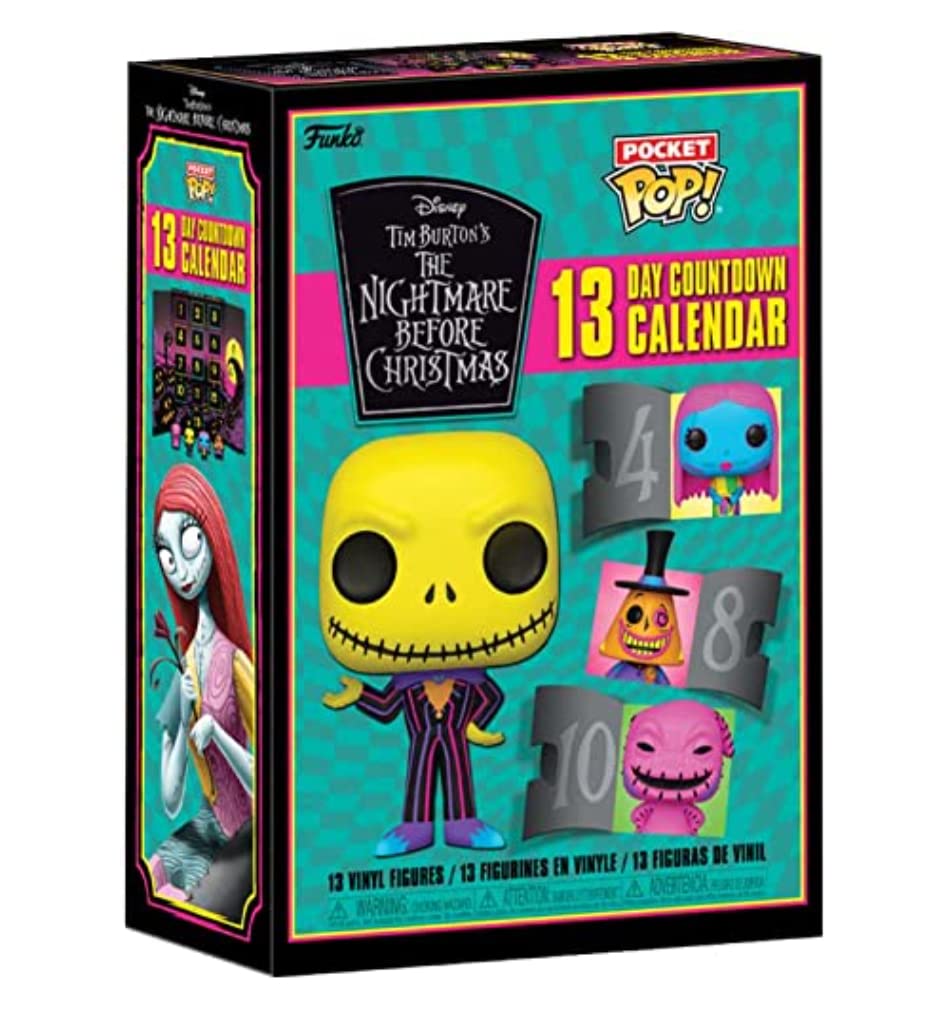 13-Pc Funko Pop! Advent Calendar: The Nightmare Before Christmas (Blacklight) $14 + Free Shipping w/ Prime or on $25+