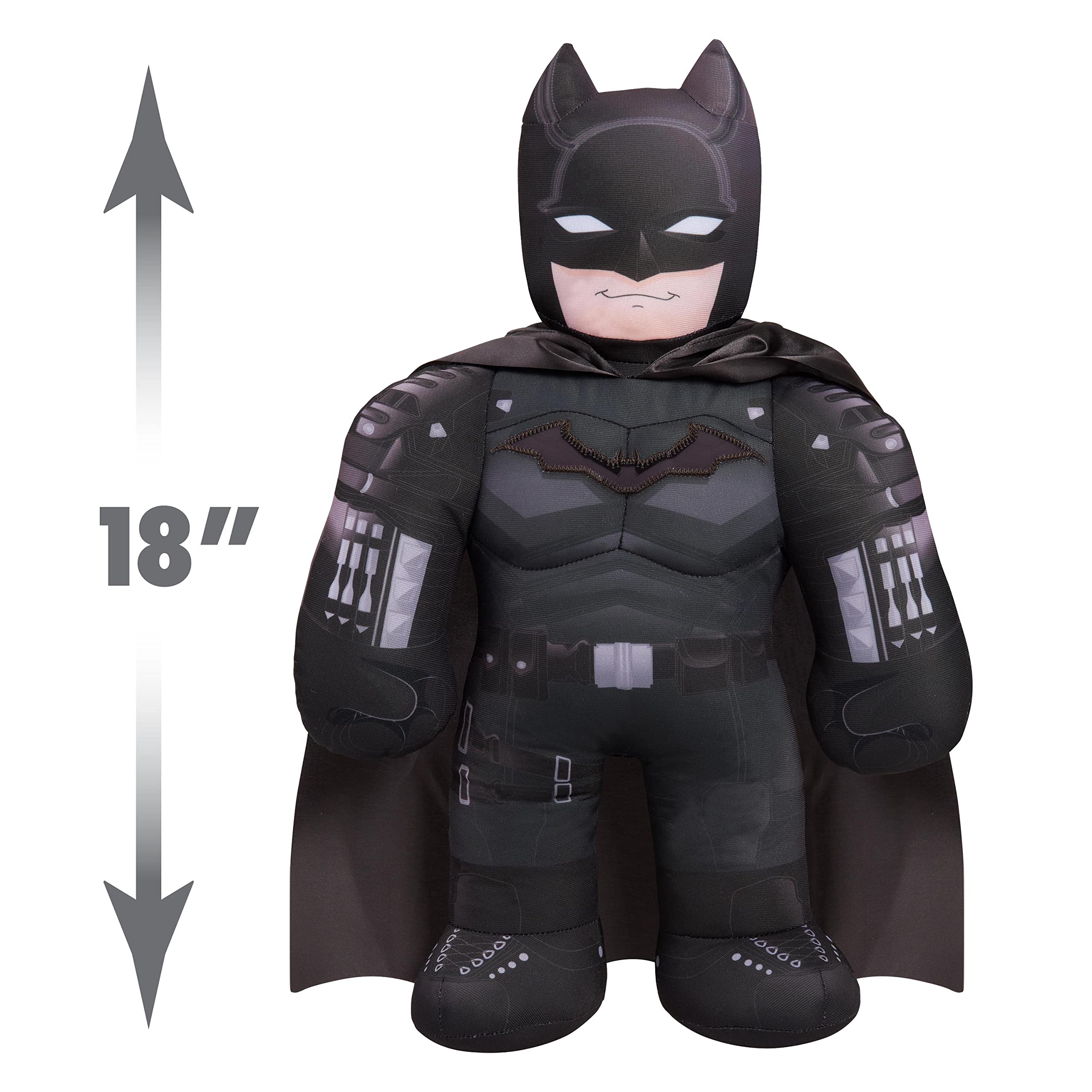 18" Just Play BATMAN The Bashin’ Battler Talking Plush Toy w/ Light-up Chest & Action Phrases $12 + Free Shipping w/ Prime or on $25+