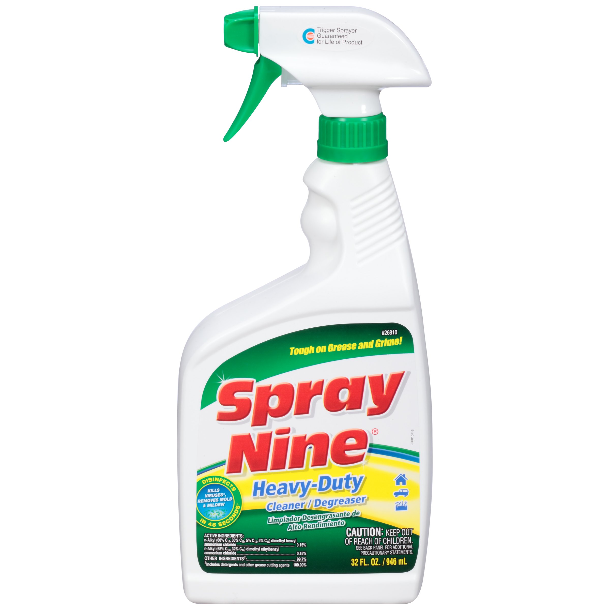 32-Oz Spray Nine Heavy Duty Cleaner/Degreaser & Disinfectant $4.48 + Free Shipping w/ Prime or on $25+