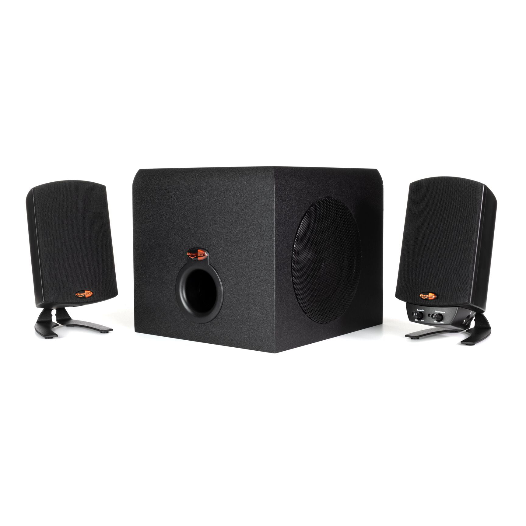 3-Pc Klipsch Pro Media 2.1 THX Computer Speakers Two-Way Satellites 3" Midbass Drivers & 6.5" Subwoofer $60 + Free Shipping