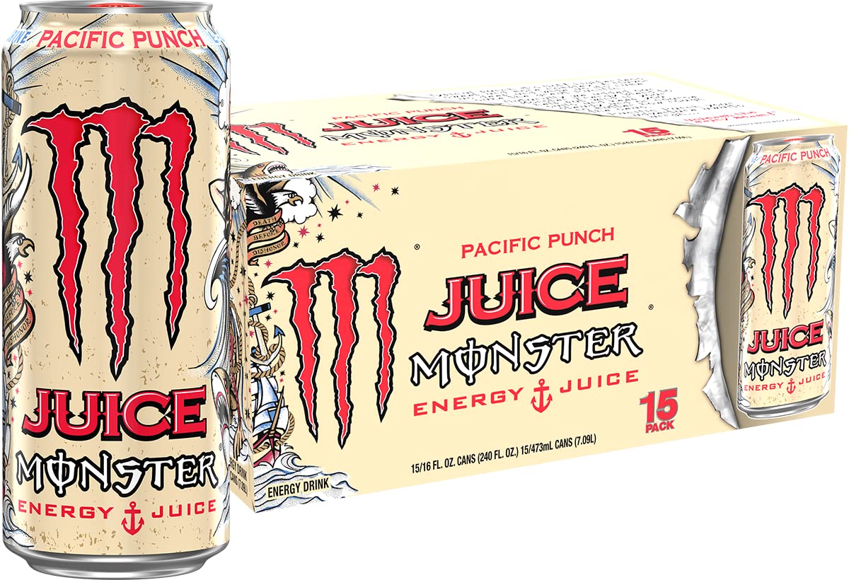 15-Pack 16-Oz Monster Energy Juice Energy Drink (various) from $17.25 w/ S&S & More + Free S&H