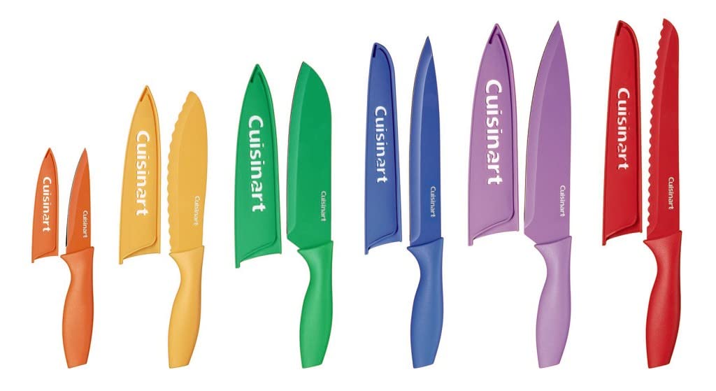 12-Pc Cuisinart ColorCore Multicolor Cutlery Set w/ Blade Guards $15 + Free Shipping w/ Prime or on $25+