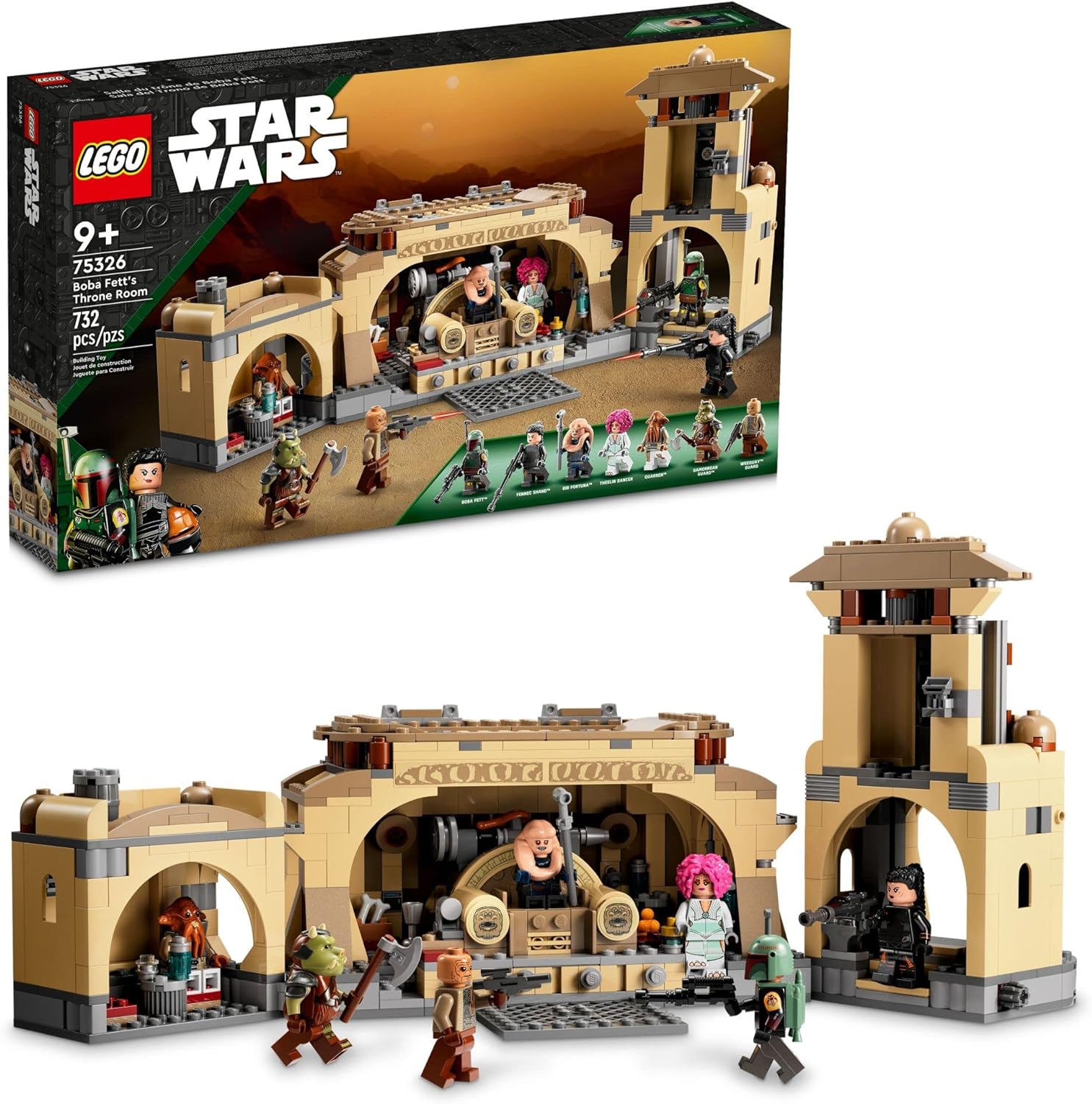 732-Piece LEGO Star Wars Boba Fett’s Throne Room Building Set (75326) $56.80 + Free Shipping
