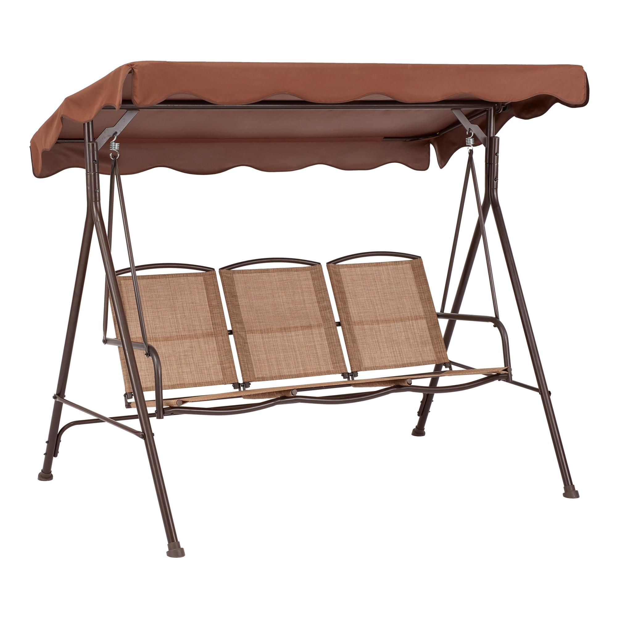 Mainstays 3-Person Sand Dune Canopy Steel Porch Swing $98 + Free Shipping
