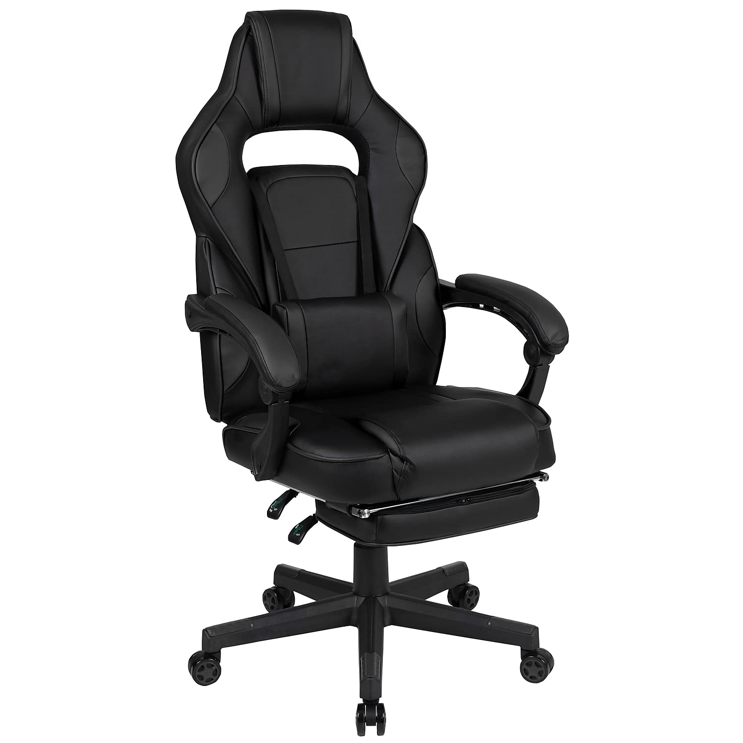 Flash Furniture X40 Gaming Chair Racing Ergonomic Computer Chair w/ Fully Reclining Back/Arms & Slide-Out Footrest (Black) $172 + Free Shipping