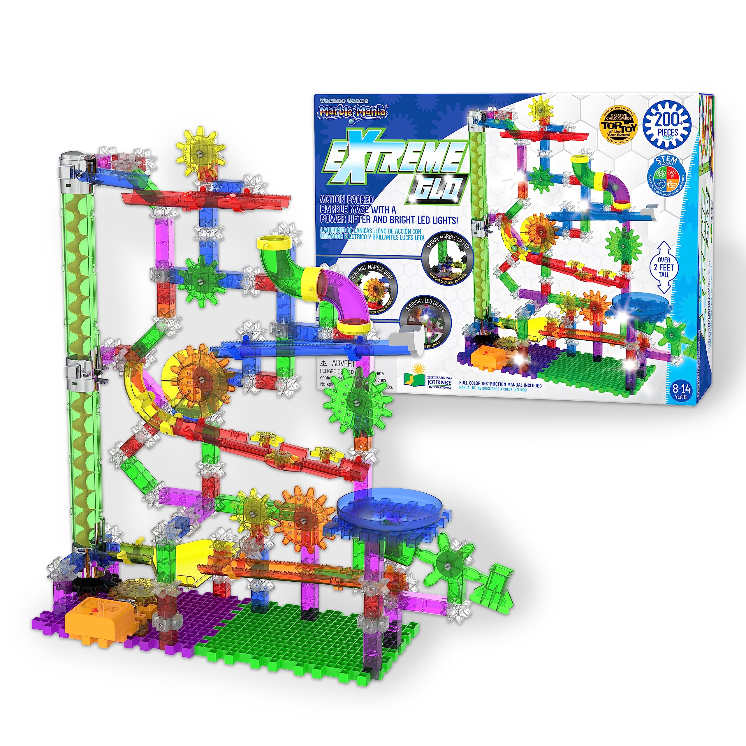 200Piece The Learning Journey Techno Gears Marble Run Mania (Extreme