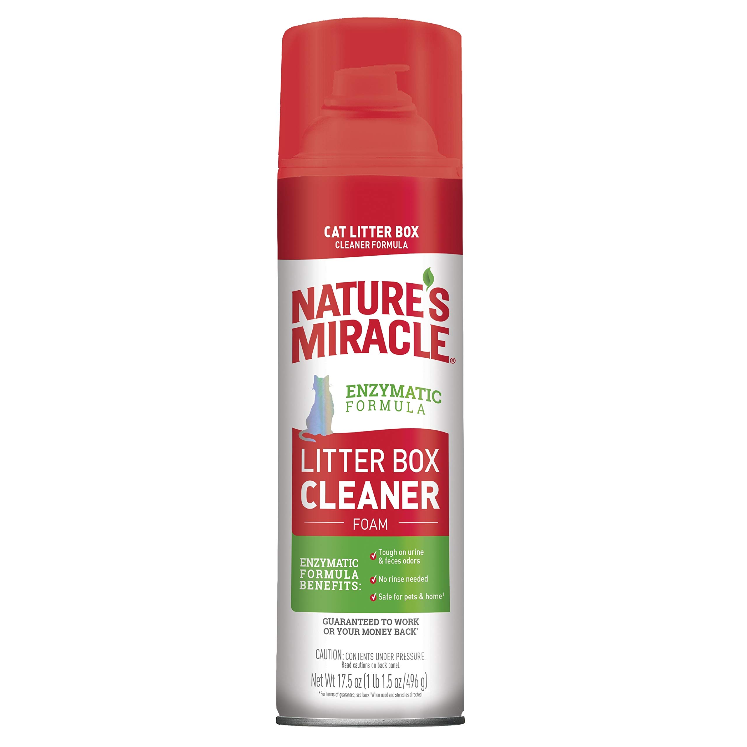 17.5-Oz Nature's Miracle Litter Box Cleaner Foam $5.35 + Free Shipping w/ Prime or on $35+