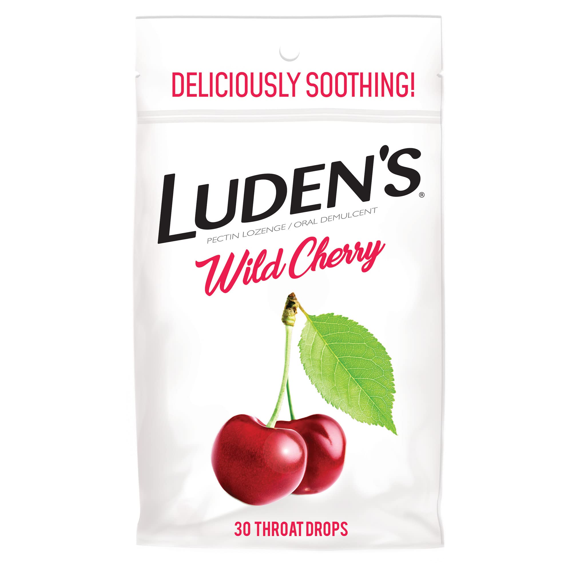30-Count Luden's Wild Cherry Throat Drops $1.35 w/ S&S + Free Shipping w/ Prime or on $35+