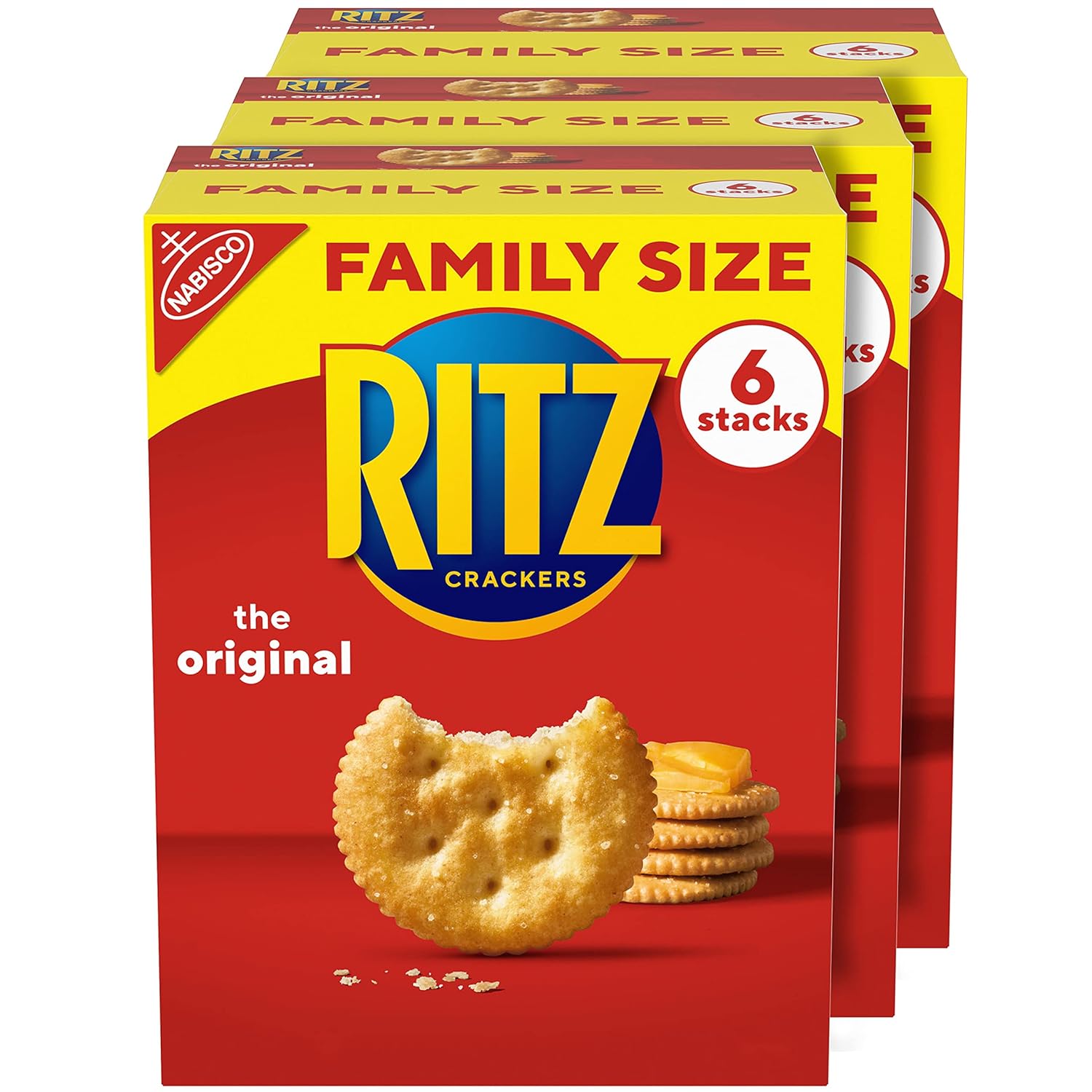 3-Pack Ritz Original Crackers (Family Size Boxes) $10.95 ($3.65 each) w/ S&S + Free Shipping w/ Prime or on orders over $35