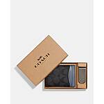 Coach Outlet Extra 25% Off Sitewide: Boxed 3-in-1 Card Case Gift Set $38.40 &amp; More + Free S&amp;H
