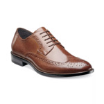 Stacy Adams Mens Garrison Wing-Tip Oxford (Black or Brown) $42 + Free Store Pickup at Macy's or FS on $25+