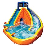 10' Tall BANZAI Sidewinder Falls Inflatable Kids Water Park Swim Splash Pool w/ Slide, Clubhouse, Climbing Wall, &amp; Built-in Water Cannons $315 + Free Shipping