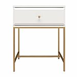 Mr. Kate Effie Nightstand Bedside End Table (White / Gold) $54.60 + Free Shipping