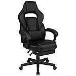 Flash Furniture X40 Gaming Chair Racing Ergonomic Computer Chair w/ Fully Reclining Back/Arms &amp; Slide-Out Footrest (Black) $172 + Free Shipping