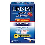 Uristat Ultra UTI Relief Pak w/ 1 UTI Test Strip &amp; 12 Pain Relief Tablets $3.65 w/ S&amp;S + Free Shipping w/ Prime or on $35+