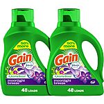 2-Count 65-Oz Gain + Aroma Boost Liquid Laundry Detergent (Moonlight Breeze) $11.02 ($5.51 EA) w/ S&amp;S + Free Shipping w/ Prime or on $35+