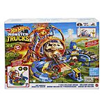 Hot Wheels Monster Trucks T-Rex Volcano Arena Playset w/ 2 Launchers, 1 Monster Truck &amp; 1 Car $30 + Free Shipping w/ Prime or on $35+