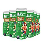 6-Count 1.48-Oz Gerber Baby Snacks Organic Puffs (Fig Berry) $11.65 ($1.94 Ea.) w/ S&amp;S + Free Shipping w/ Prime or on $35+