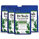 4-Count 3-Lb Dr Teal's Pure Epsom Salt Relax &amp; Relief w/ Eucalyptus &amp; Spearmint $15.60 ($3.90 Ea) w/ S&amp;S + Free Shipping w/ Prime or on $35+