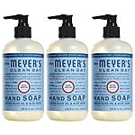 3-Pk 12.5oz Mrs. Meyer's Clean Day Liquid Hand Soap (Rain Water) + $2.20 Credit $10.55 w/ Subscribe &amp; Save