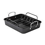 14&quot;x18&quot;x5&quot; The Pioneer Woman Timeless Nonstick Roaster w/ Wire Rack Insert $9.05 + Free S&amp;H w/ Walmart+ or on $35+