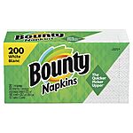 200-Count Bounty 1-Ply Quilted Paper Napkins (White) $2.95 w/ Subscribe &amp; Save